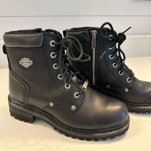 Harley-Davidson Women’s Shawnee Black Riding Boots Size 8.5